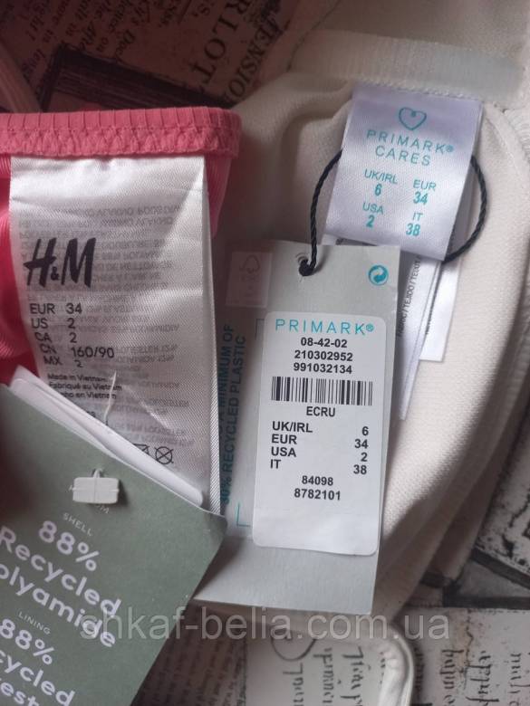 Купальник бандо 10-12 лет Primark H&amp;amp;M евро 34 - фото фото фото 8