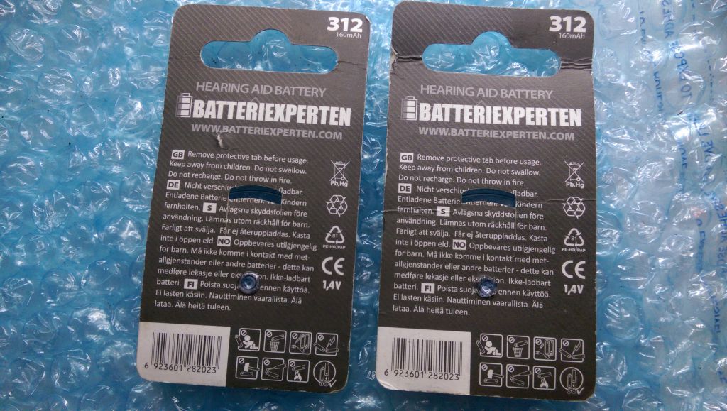 Zinc Air Battery (бетарейки) 1.4V - фото фото фото 2