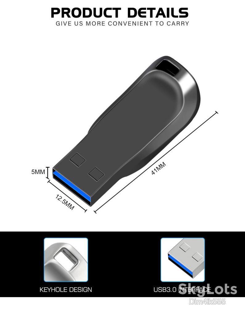 Флешка USB 3.0 128Gb Silver вид 2 - фото фото фото 5