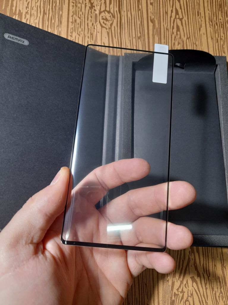 Защитное стекло для Samsung Galaxy Note 10 черное - фото фото фото 2