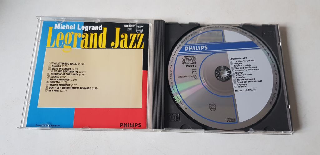 Michel Legrand Legrand Jazz CD фірмовий - фото фото фото 2