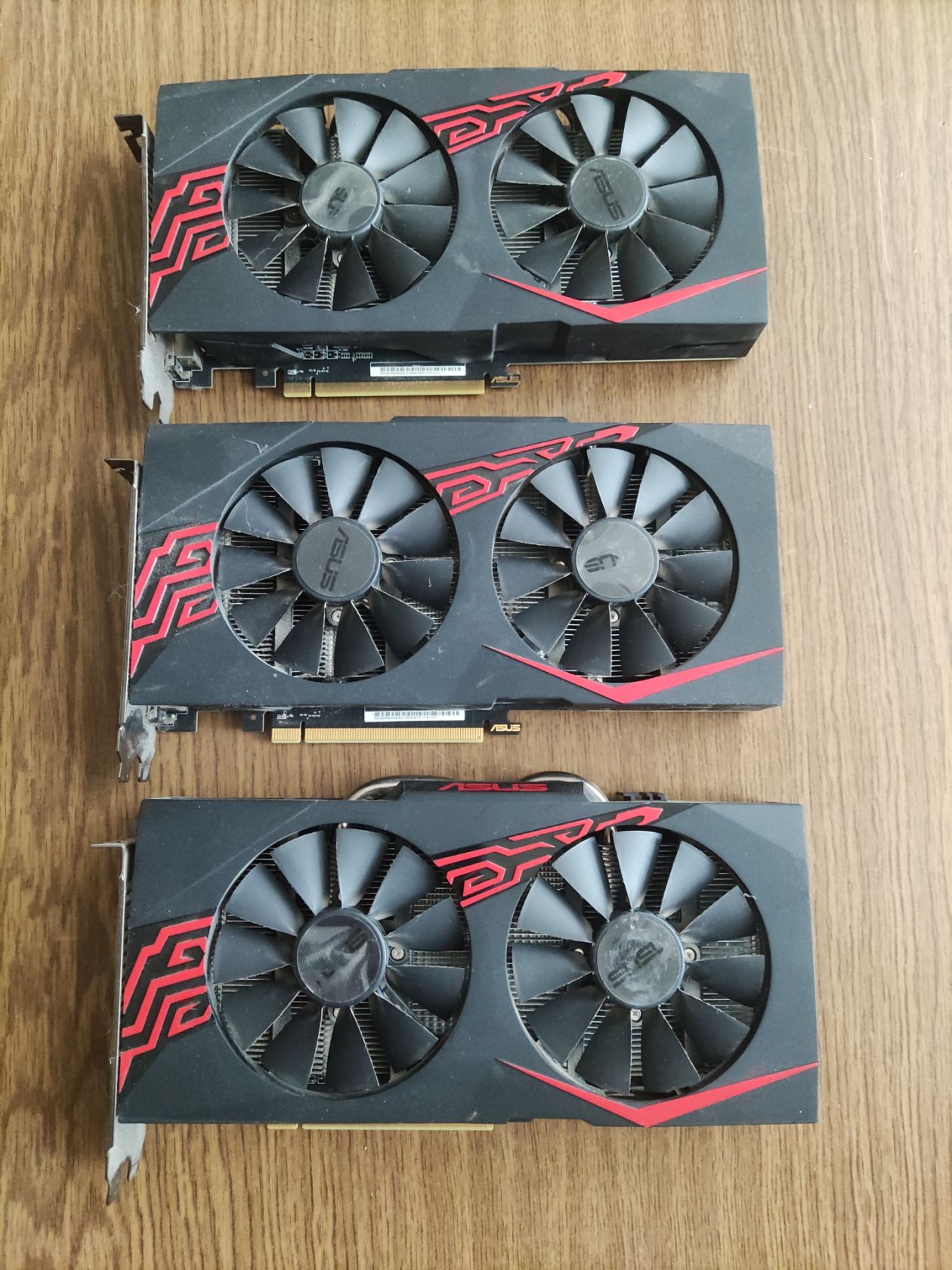 Лот 3шт. відеокарти  Asus Radeon RX 470 4GB Mining Edition 1750 MHz - фото фото фото 0