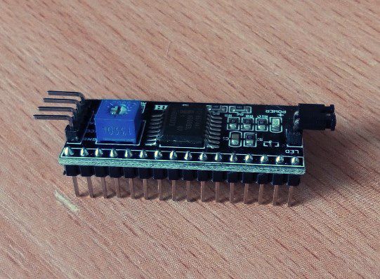 Перехідник I2C для дисплея 1602 / HD44780    (PCF8574T) — для Arduino, STM32 - фото фото фото 0