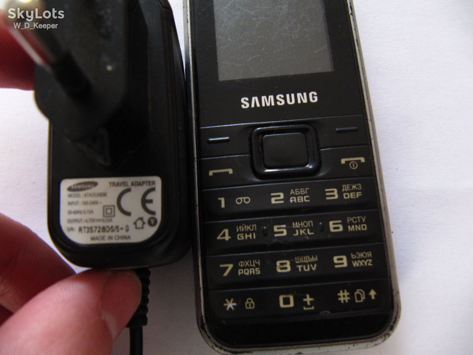 Samsung GT-E1182 з зарядкою та батареєю, робочий, кнопковий мобільний телефон - фото фото фото 2