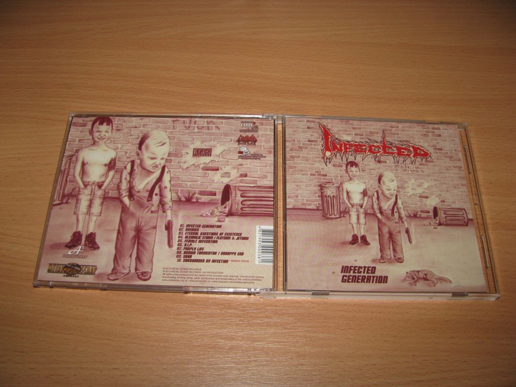 INFECTED - Infected Generation   (1995,2012 Metal Scrap 1st press) - фото фото фото 0