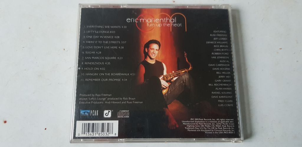Eric Marienthal Turn Up The Heat CD фірмовий - фото фото фото 1