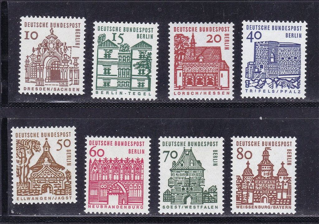 Германия - Берлин  1966 г MNH   архитектура - фото фото фото 0
