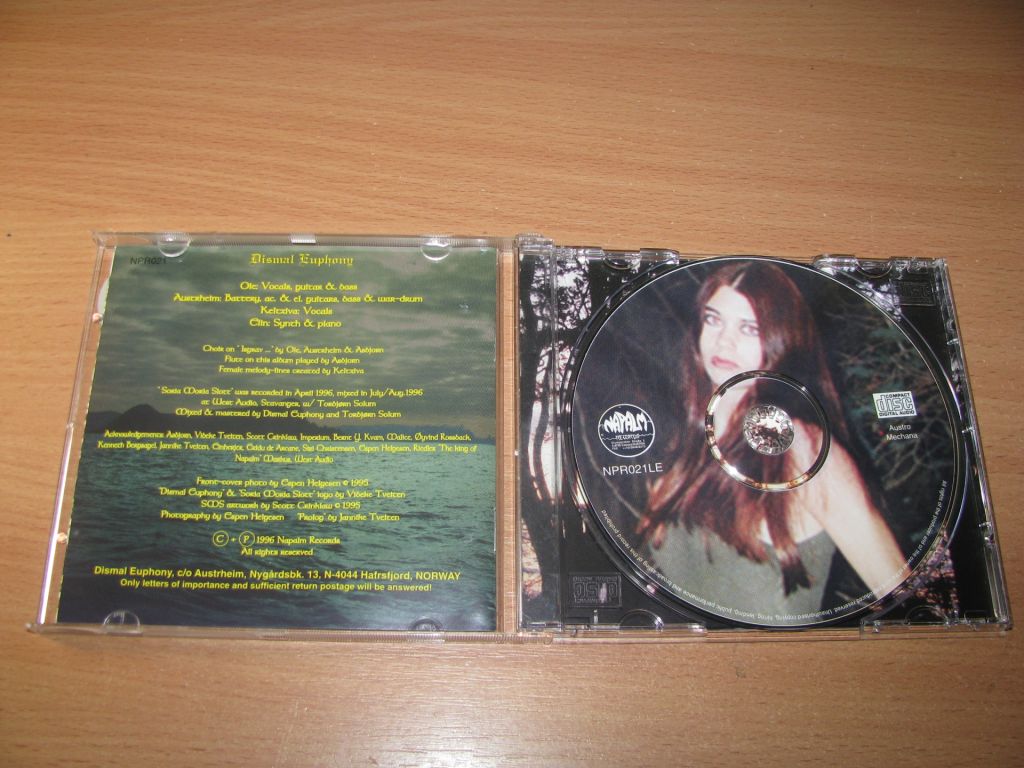 DISMAL EUPHONY - Soria Moria Slott   (1996 Napalm LIMITED 1st press) - фото фото фото 1