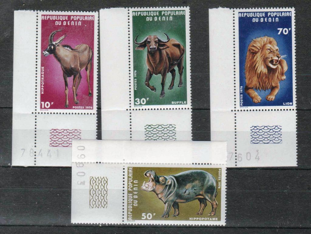 Фауна  Бенин 1976 г MNH - - фото фото фото 0
