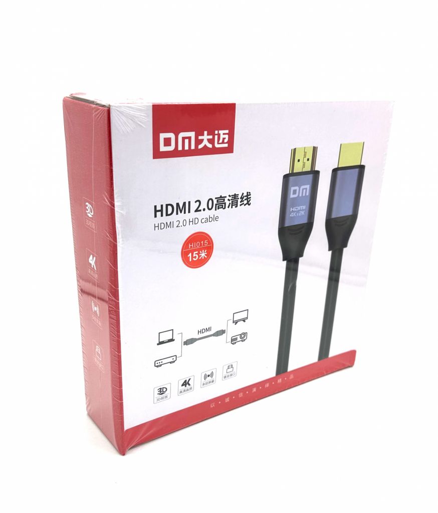 HDMI-кабель DM HI015 HDMI — HDMI 2.0 4K HD 15M - фото фото фото 2
