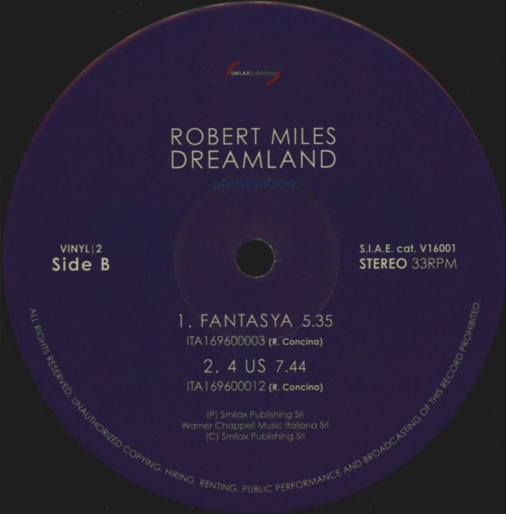 Robert Miles - Dreamland - 1996.   (2LP). 12 + CD. Vinyl. Пластинки. Italy. S/S - фото фото фото 9