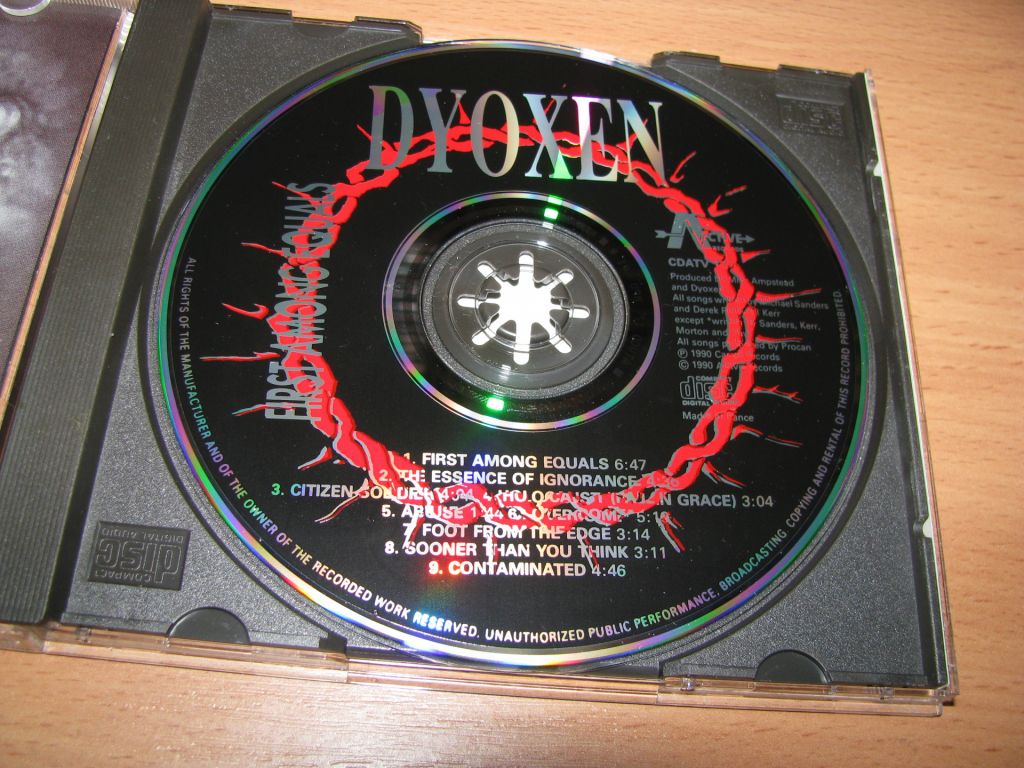 DYOXEN - First Among Equals    (1990 Active 1st press,UK) - фото фото фото 2