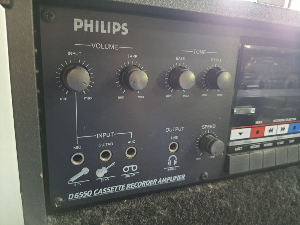 Philips Cassette Recorder Amplifier D 6550 - фото фото фото 2