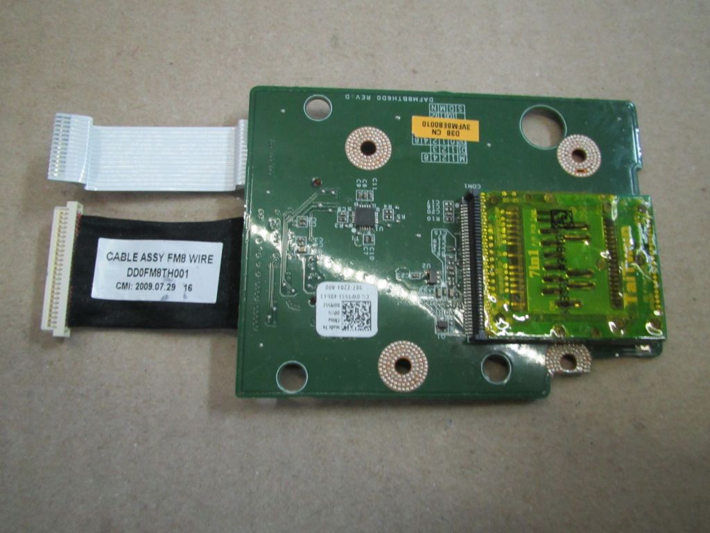 Модуль-плата Card reader ноутбука Dell Studio 1558, PP39L   (DAFM8BTH6D0) - фото фото фото 0