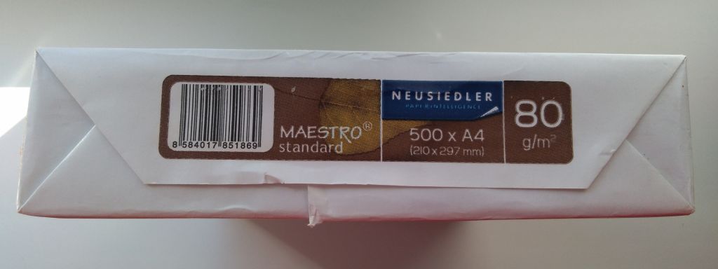 Бумага А4  Maestro  500 л - фото фото фото 3