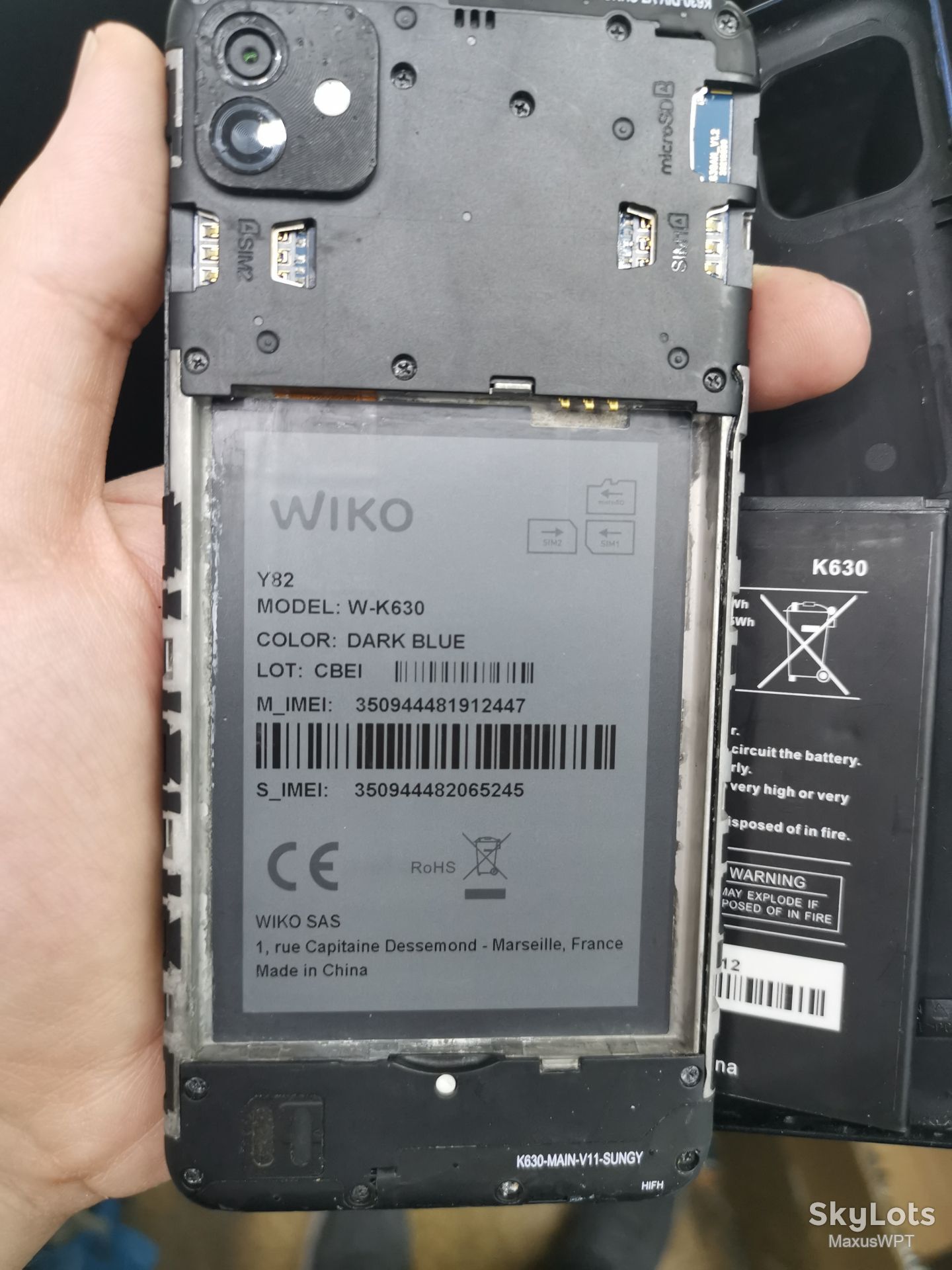 #128 Sklad Wiko Y82 W-k630 - фото фото фото 2
