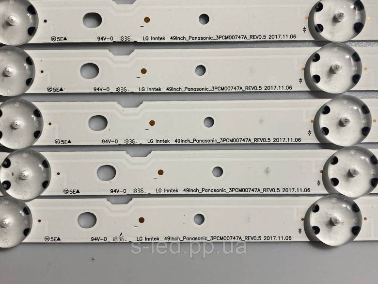 LED підсвітка 49INCH_PANASONiC_3PCM00747A_REV0.5 49inch-Panasonic-3PCM00747A-REV0.5 TZLP151KHAB6 TZL - фото фото фото 2