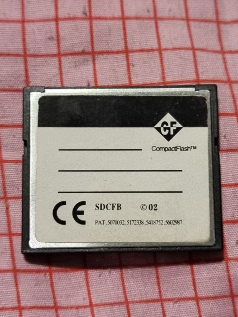 Карта памяти 16 мб  (sic!) biwin 1.30/4.26 compactflash cf compact flash - фото фото фото 1