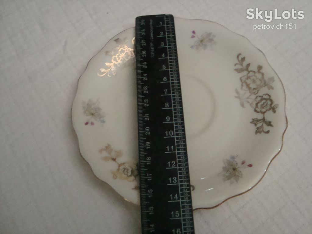 АНТИКВАРНОЕ БЛЮДЦЕ ФАРФОР БАВАРИЯ ГЕРМАНИЯ №Д(18) - фото фото фото 3