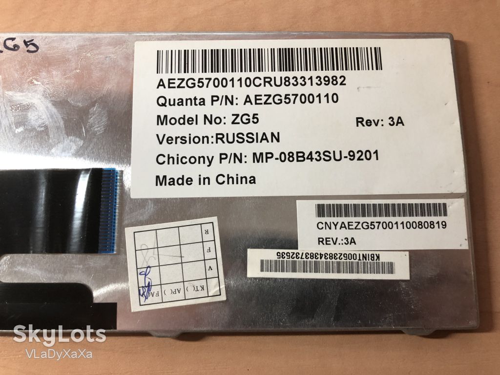 Acer Aspire One ZG5 Клавиатура - фото фото фото 4