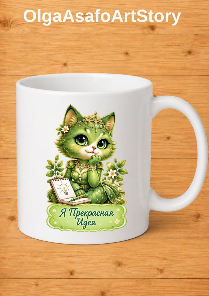 Коллекция 7 Чашек Пушистые Леди Автор Ольга Асафо - фото фото фото 4