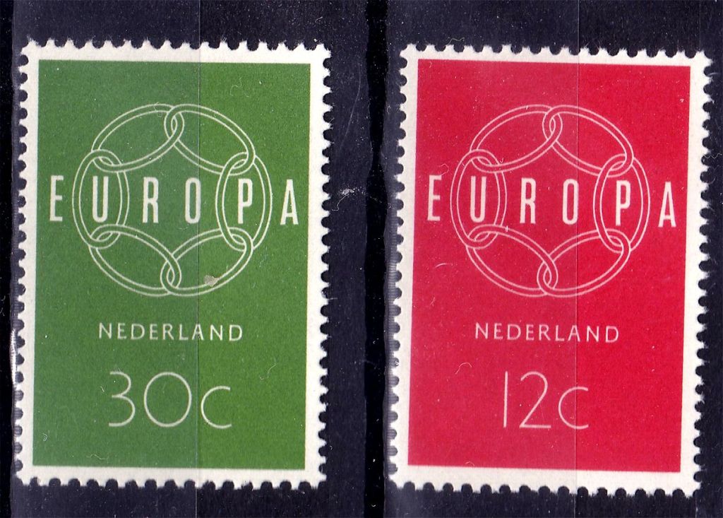 Нидерланды  1959 г MNH -  EUROPA CEPT - - фото фото фото 0