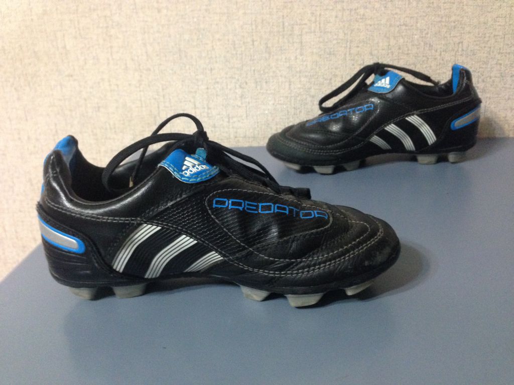 Бутсы Аdidas,р.29-30,стелька 19,8см,нат.кожа,оригинал - фото фото фото 1