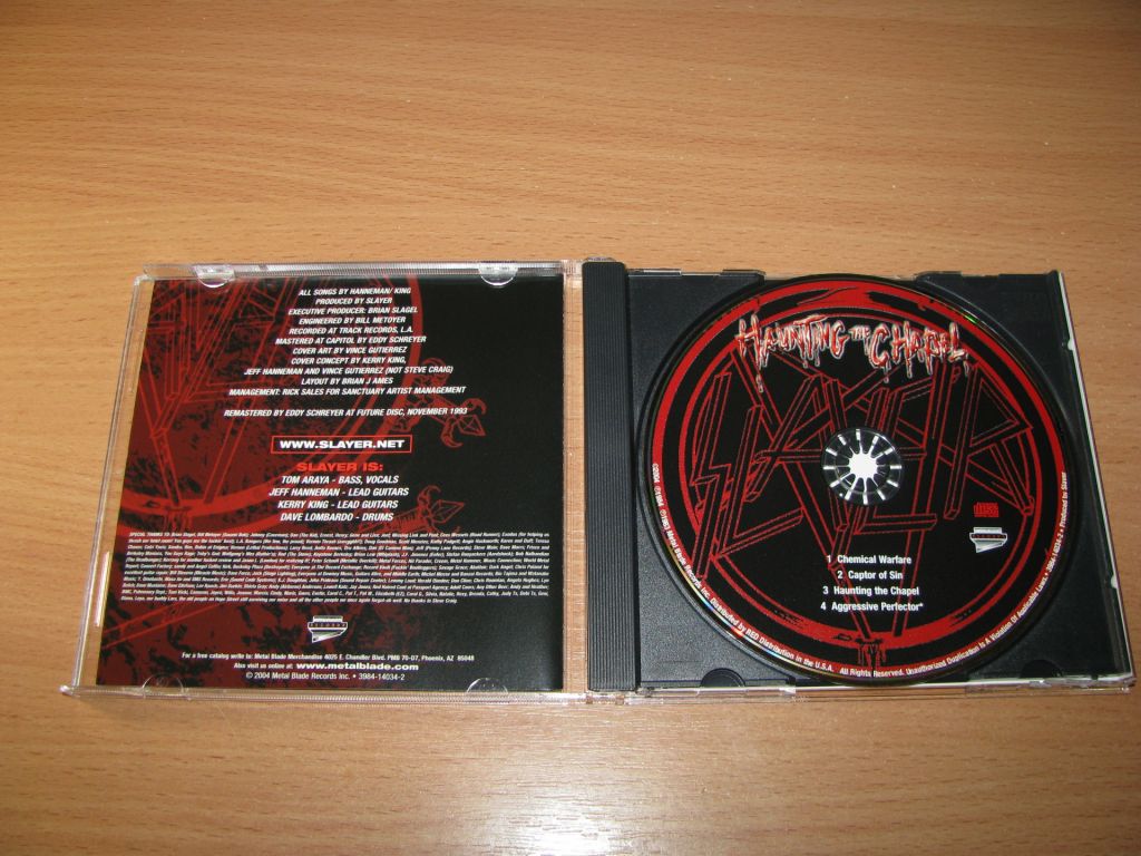 SLAYER - Haunting The Chapel  (2004 Metal Blade USA) - фото фото фото 1