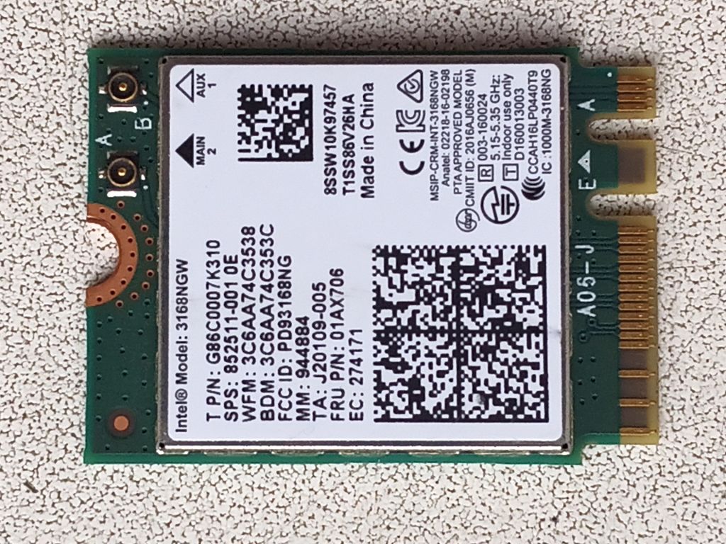 Б/У Wi-Fi модуль HP 250 G6 model-3168NGW - фото фото фото 2