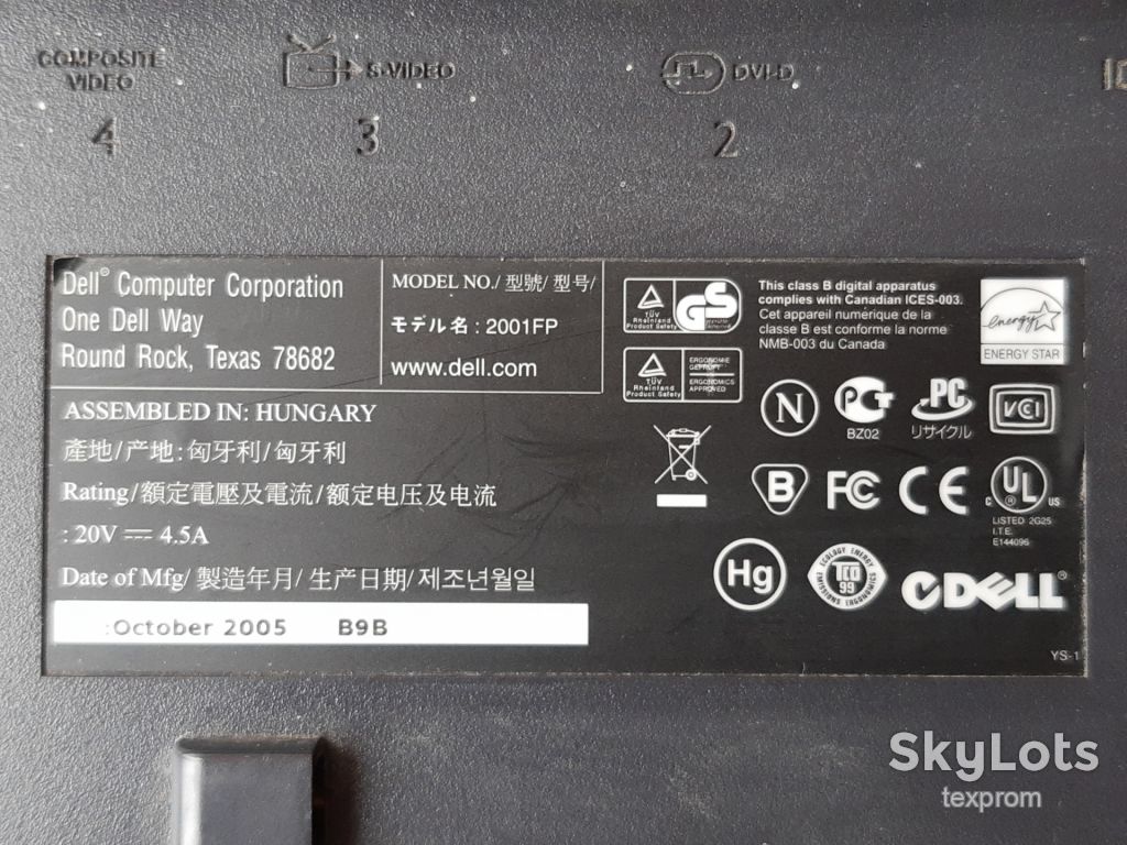 20" Dell 2001P інвертор - фото фото фото 4