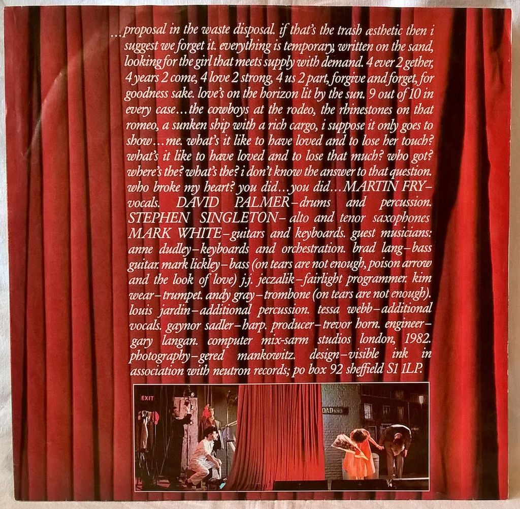 ABC - The Lexicon Of Love - 1982.   (LP). 12. Vinyl. Пластинка. Germany. - фото фото фото 4