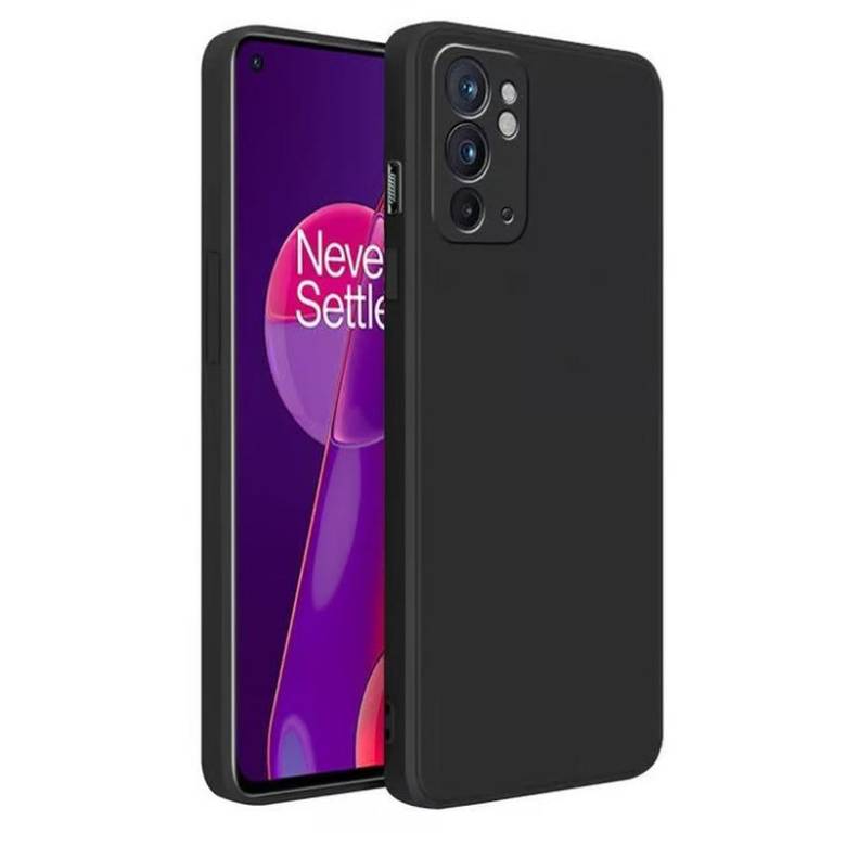 OnePlus 9 RT 5G Силиконовый чехол Микрофибра (черный) - фото фото фото 0
