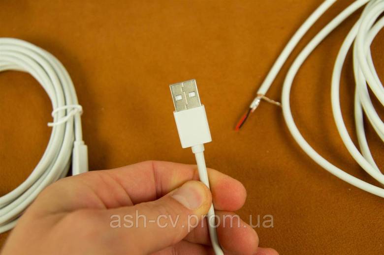 USB, кабель, живлення, Logitech, для саморобок, 3 метри - фото фото фото 6