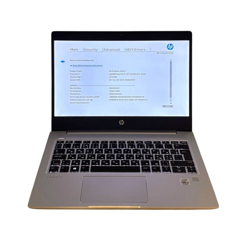 Ноутбук HP ProBook 430 G7 i3-10110U/8/128 SSD - Class A- - фото фото фото 4