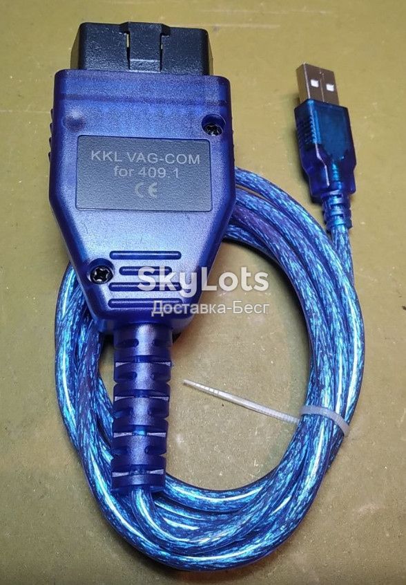 Авто сканер VAG-COM 409.1 OBDII    (ОБД2) для диагностики автомобиля USB KKL VW/Audi/Skoda/Seat     (515) - фото фото фото 1