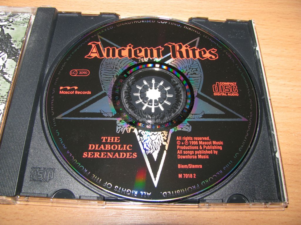 ANCIENT RITES - The Diabolic Serenades  (1996 Mascot Holland) - фото фото фото 2