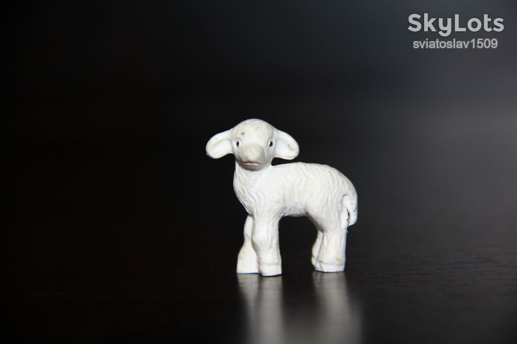 ОВЕЧКА животные-мини Bullyland Schleich ??? РЕЗИНА!! ФРГ - фото фото фото 0