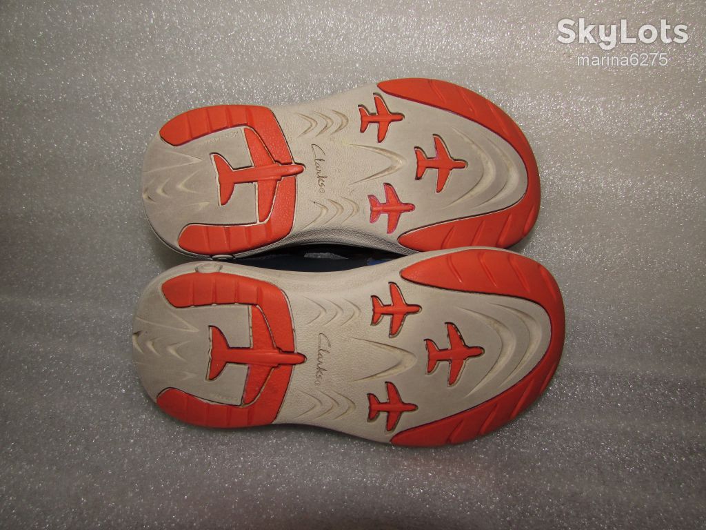 КОЖАНЫЕ КРОССОВКИ МИГАЛКИ ~Clarks PILOT~р 25,5 - фото фото фото 8