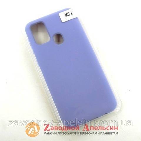 Samsung M31 M315 силиконовый чехол Colorful lilaс - фото фото фото 1