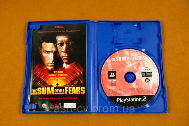 Диск Playstation 2 - The Sum of All Fears - фото фото фото 5