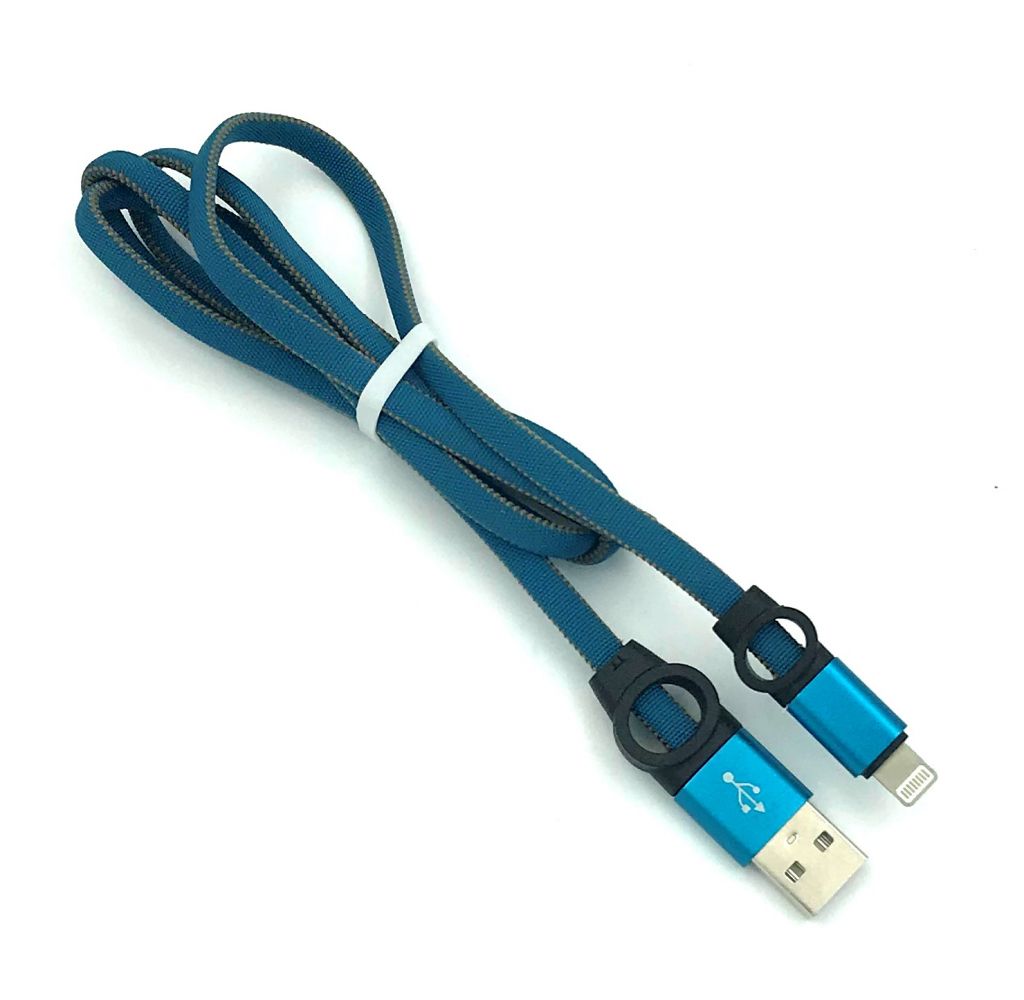 USB кабель / Дата кабель Fast Charge I-102 black-box Lighting Blue - фото фото фото 1