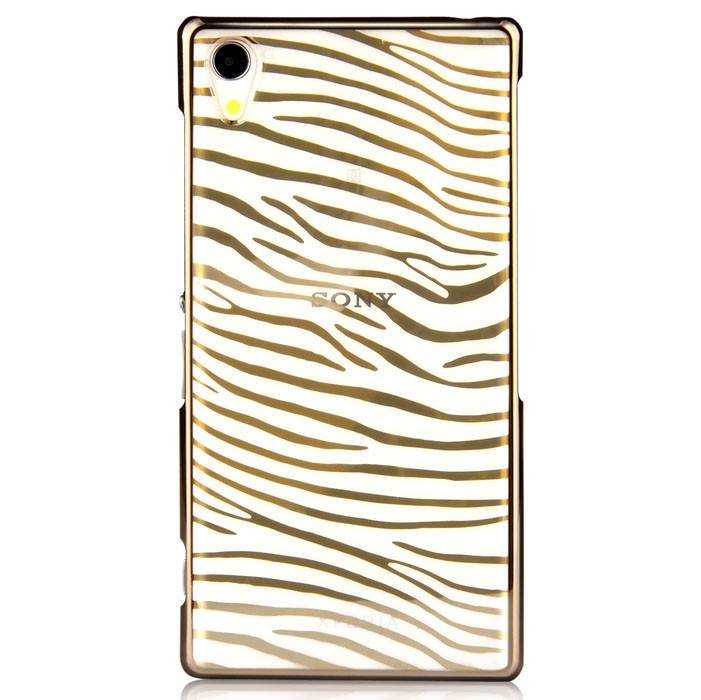 Чехол Vouni для Sony Xperia Z2 Glimmer Zebra Gold - фото фото фото 0