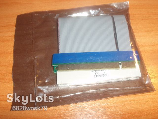 Райзер PCI 32-bit гибкий шлейф удлинитель extender Длина: ~19 см - фото фото фото 2