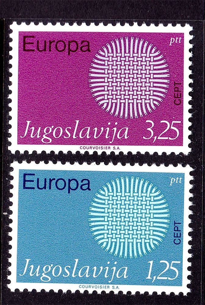 Югославия  1970 г MNH - EUROPA CEPT - - фото фото фото 0