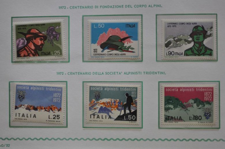 Италия Общество альпинистов 1972 MNH - фото фото фото 0