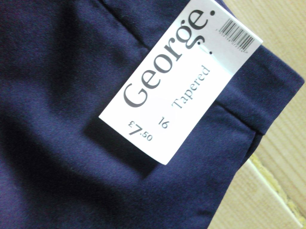 Новые синие  брюки "George" р.50 . - фото фото фото 1