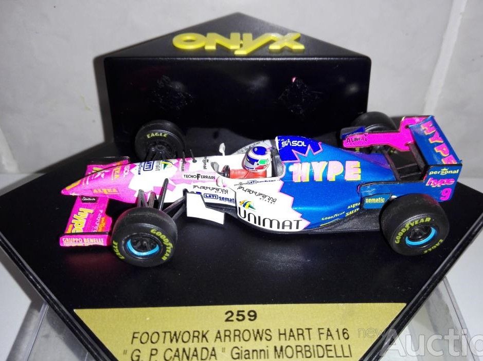 1/43 FOOTWORK ARROWS HART FA 16, GP CANADA Gianni Morbidelli. ONYX. - фото фото фото 0