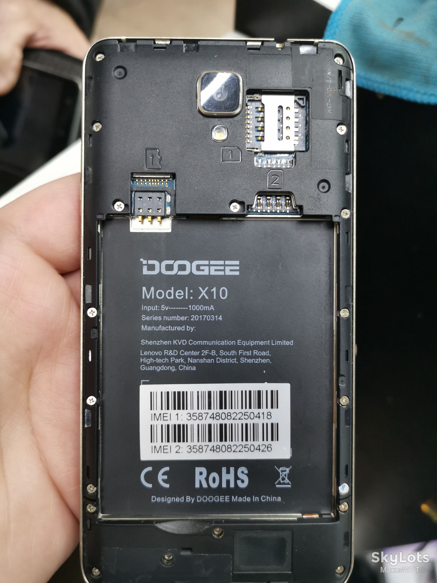 #139 Sklad Doogee X10 gold sklad - фото фото фото 2