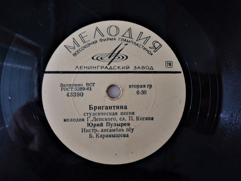 Винил Пластинка 1961 год - фото фото фото 0