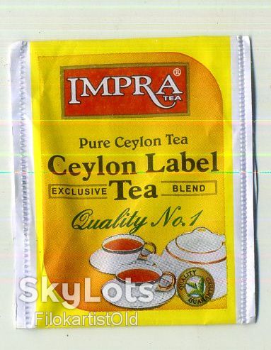 пакетик от чая Imra Ceylon Label Tea - фото фото фото 0